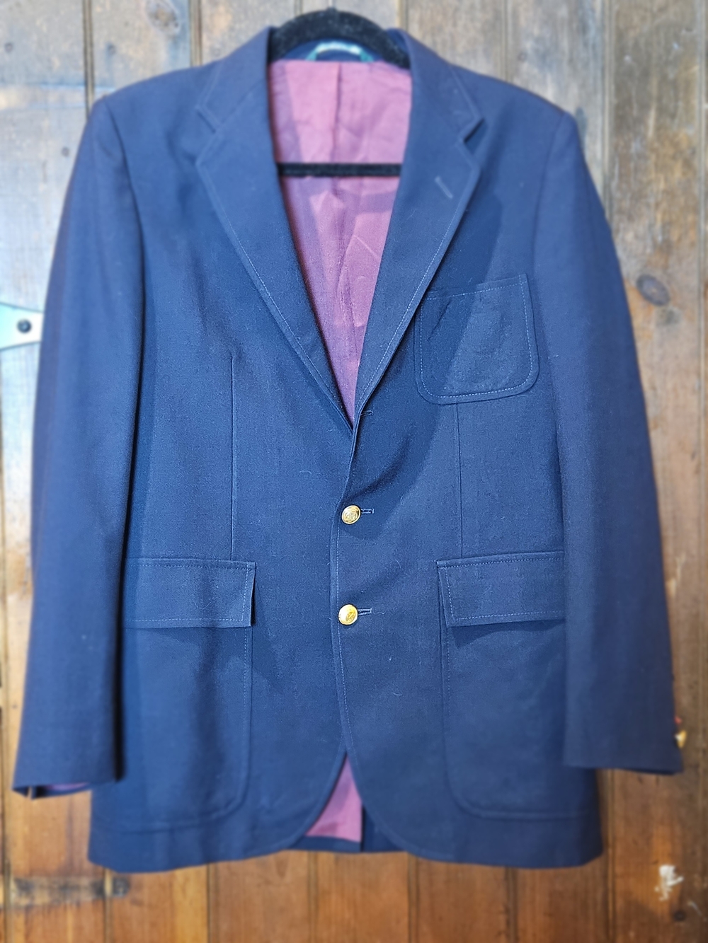 Polo by Ralph Lauren Navy Blazer with Gold Buttons